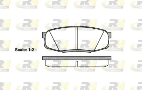 Гальмівні колодки дискові ROADHOUSE 2127200