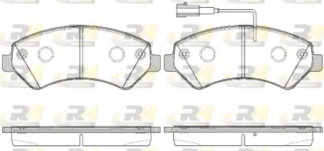 Гальмівні колодки дискові ROADHOUSE 2127522