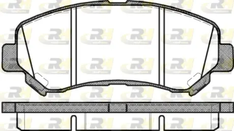 Гальмівні колодки дискові ROADHOUSE 2131800