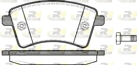 Гальмівні колодки дискові ROADHOUSE 2135100