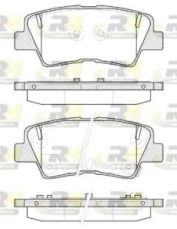 Гальмівні колодки дискові ROADHOUSE 2136252