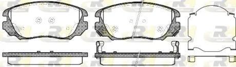 Гальмівні колодки дискові ROADHOUSE 2138502