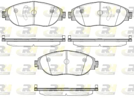 Гальмівні колодки дискові ROADHOUSE 21470.00