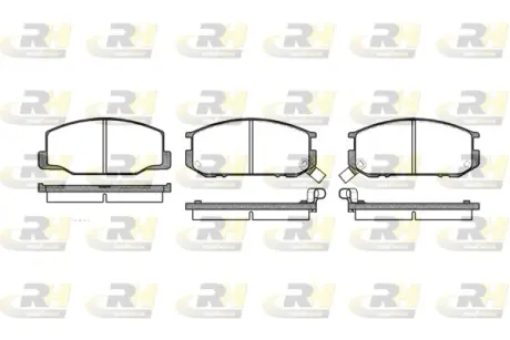 Гальмівні колодки дискові ROADHOUSE 215202
