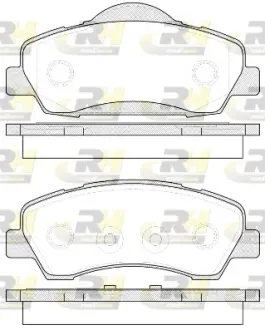 Гальмівні колодки дискові ROADHOUSE 2153000