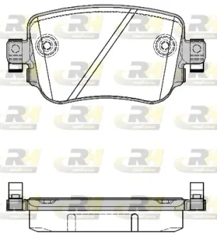 Гальмівні колодки дискові ROADHOUSE 2154908