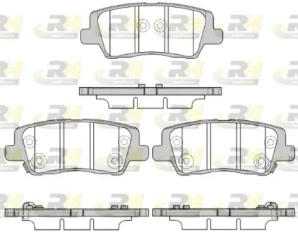 Гальмівні колодки дискові ROADHOUSE 2156405