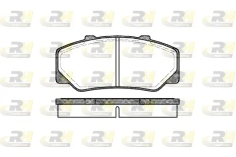 Комплект тормозных колодок, дисковый тормоз ROADHOUSE 217600