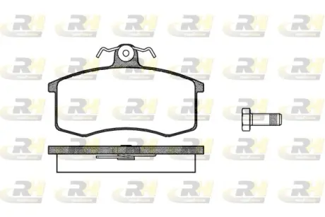 Гальмівні колодки дискові ROADHOUSE 222100