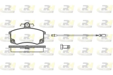 Гальмівні колодки дискові ROADHOUSE 222102
