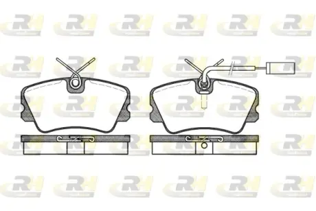 Гальмівні колодки дискові ROADHOUSE 225912
