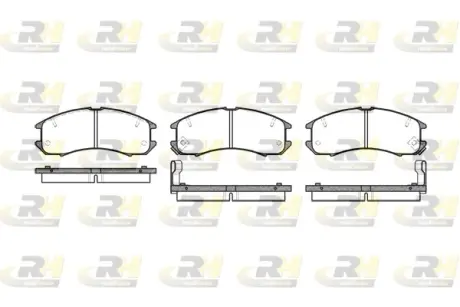 Гальмівні колодки дискові ROADHOUSE 227302