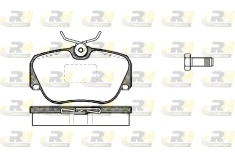 Гальмівні колодки дискові ROADHOUSE 228400