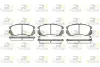 Комплект тормозных колодок, дисковый тормоз ROADHOUSE 240302 (фото 1)