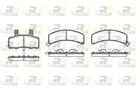 Гальмівні колодки дискові ROADHOUSE 255202