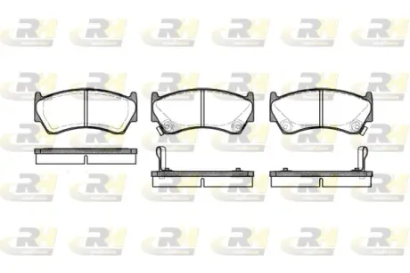 Гальмівні колодки дискові ROADHOUSE 259202