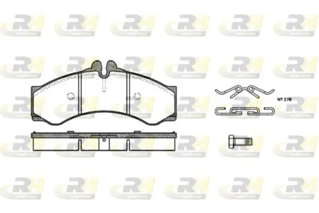 Гальмівні колодки дискові ROADHOUSE 261400