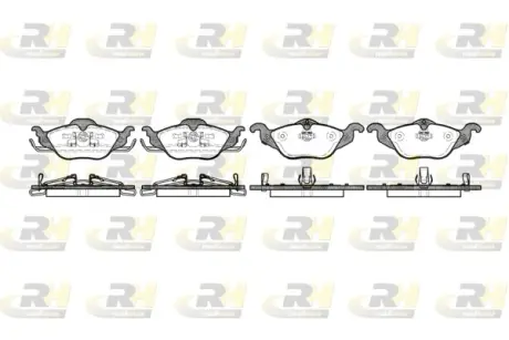 Гальмівні колодки дискові ROADHOUSE 268402