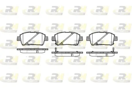 Гальмівні колодки дискові ROADHOUSE 274002