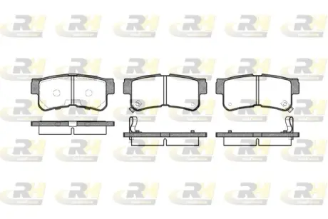 Гальмівні колодки дискові ROADHOUSE 274622