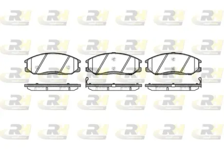 Гальмівні колодки дискові ROADHOUSE 277102