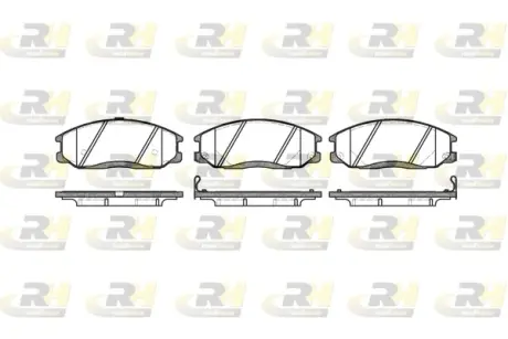 Гальмівні колодки дискові ROADHOUSE 277122