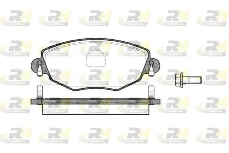 Гальмівні колодки дискові ROADHOUSE 277600