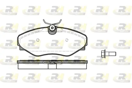 Гальмівні колодки дискові ROADHOUSE 283420