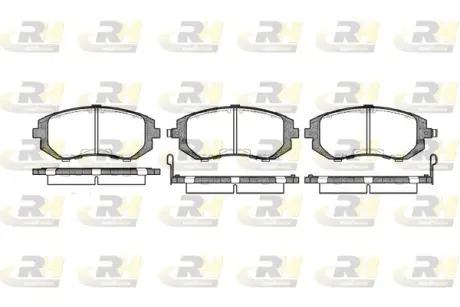 Гальмівні колодки дискові ROADHOUSE 295102