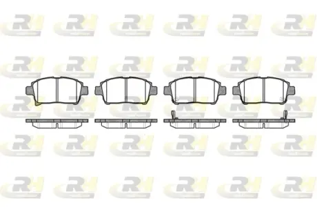 Гальмівні колодки дискові ROADHOUSE 297102