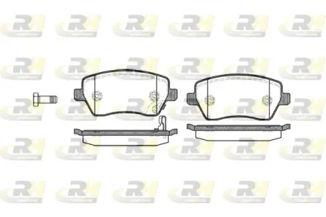 Гальмівні колодки дискові ROADHOUSE 298711