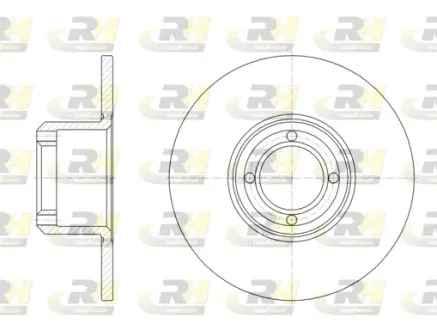 Тормозной диск ROADHOUSE 600800