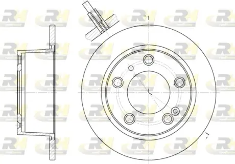 Тормозной диск ROADHOUSE 602000