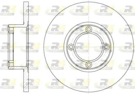 Тормозной диск ROADHOUSE 603700