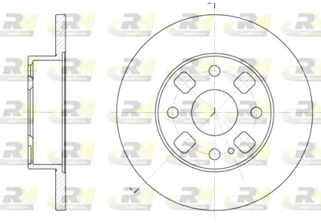 Тормозной диск ROADHOUSE 605400