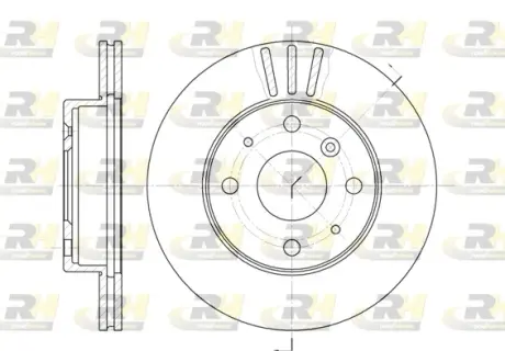 Тормозной диск ROADHOUSE 6109510