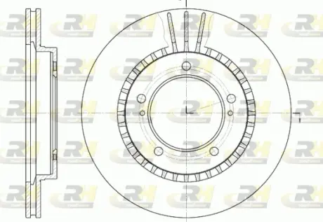 Тормозной диск ROADHOUSE 6112510