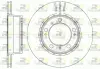 Тормозной диск ROADHOUSE 6112610 (фото 1)