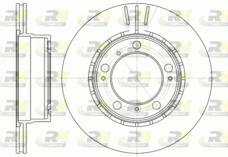 Тормозной диск ROADHOUSE 6112610
