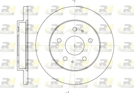 Тормозной диск ROADHOUSE 6114300