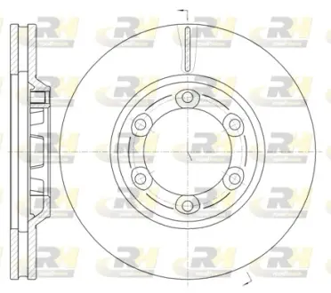 Тормозной диск ROADHOUSE 6116310