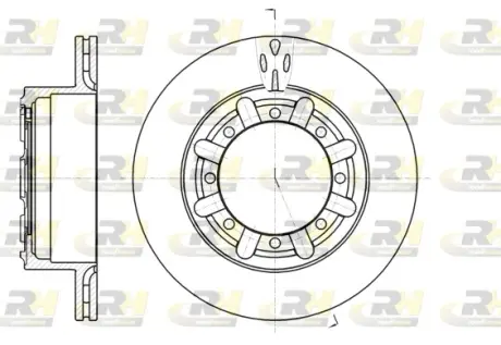 Тормозной диск ROADHOUSE 6117010