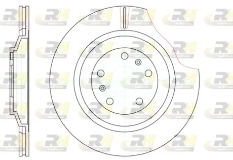 Тормозной диск ROADHOUSE 6120610
