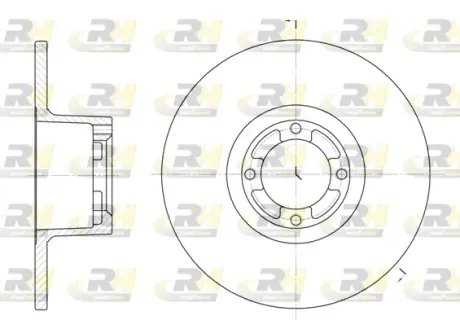 Тормозной диск ROADHOUSE 6121900