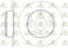 Тормозной диск ROADHOUSE 612400 (фото 1)