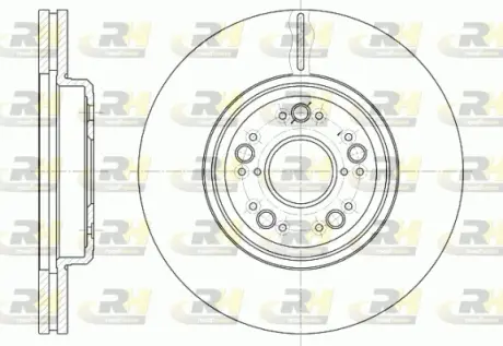 Тормозной диск ROADHOUSE 6125210