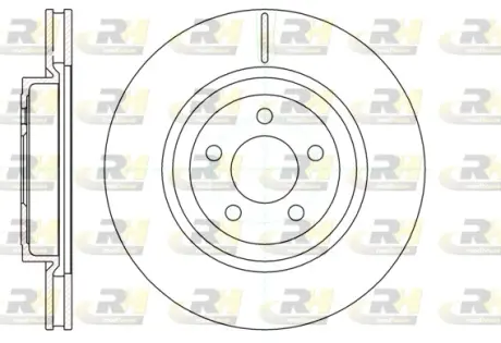 Тормозной диск ROADHOUSE 6126910