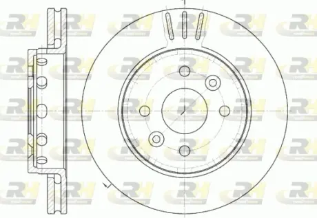 Тормозной диск ROADHOUSE 6127210