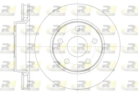 Тормозной диск ROADHOUSE 6136710