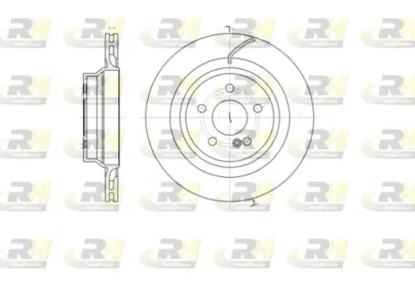 Тормозной диск ROADHOUSE 6140410